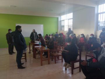 Tras la reunión se logró un acuerdo para levantar el bloqueo. FOTO: DDE