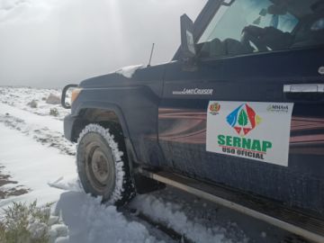 Personal de la Reserva Eduardo Abaroa envió fotografías y videos 