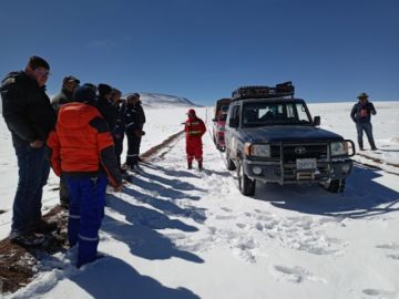 Personal de la Reserva Eduardo Abaroa envió fotografías y videos 