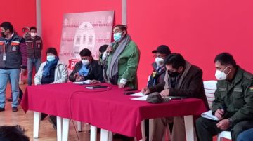 Está en desarrollo la reunión del COEM en Potosí