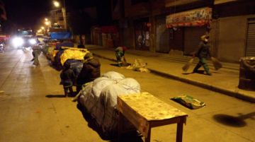 Los trabajadores realizaron su tarea desde las 3 de la madrugada. FOTO EMAP