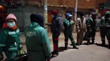 Los trabajadores realizaron su tarea desde las 3 de la madrugada. FOTO EMAP