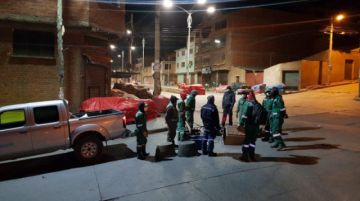Los trabajadores realizaron su tarea desde las 3 de la madrugada. FOTO EMAP