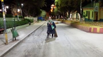 Los trabajadores realizaron su tarea desde las 3 de la madrugada. FOTO EMAP