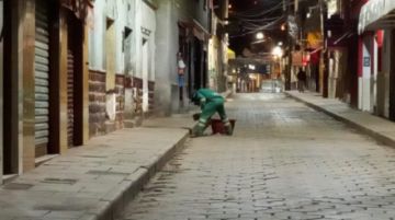 Los trabajadores realizaron su tarea desde las 3 de la madrugada. FOTO EMAP