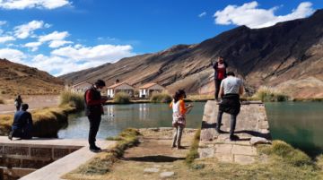Para el periodo colonial, el detalle más importante es la existencia de los restos de un acueducto industrial del siglo XVI