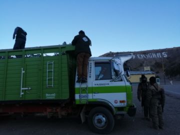 El trabajo se realizó en el sector de las Pampas de Mochará en Tupiza.