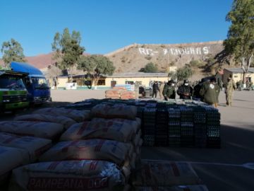 El trabajo se realizó en el sector de las Pampas de Mochará en Tupiza.