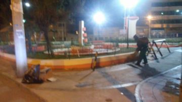 Piden a la ciudadanía no dejar basura en las calles esta jornada de encapsulamiento. FOTO EMAP