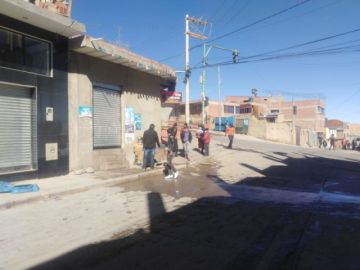 Así está la zona de Alto Potosí