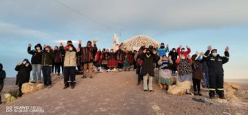 La ceremonia de este lunes estuvo a cargo de la Asociación Boliviana de Medicina Tradicional que aglutina a los cultores ancestrales de Cahuayo.