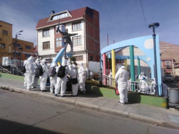 El 'barrido comunitario' se desarrolla en la zona central