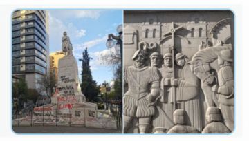 Sacha Llorenti sugiere desmontar estatuas de Colón y Alonso de Mendoza en La Paz