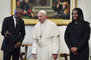 Con el Papa Francisco.