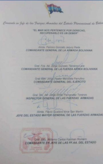 Bolivia Verifica: La carta de Terceros que mostró el Canciller es falsa