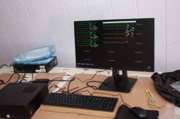 Ahora los monitores cuentan con los insumos completos para su funcionamiento en la atención de pacientes con coronavirus. FOTO CNS