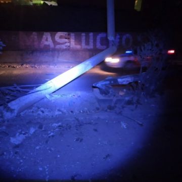 El accidente de tránsito ocurrió esta madrugada al promediar las 4:00, de acuerdo con el informe de los vecinos.