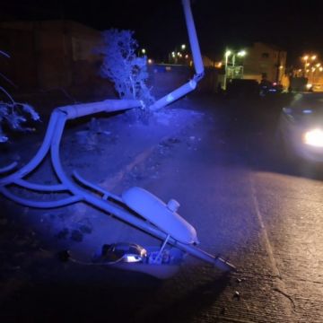 El accidente de tránsito ocurrió esta madrugada al promediar las 4:00, de acuerdo con el informe de los vecinos.