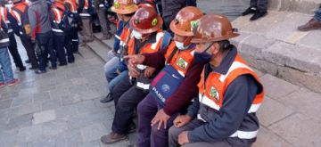 Llegaron hasta la Plaza 10 de Noviembre