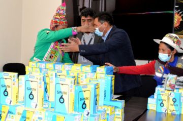 La entrega fue en La Paz