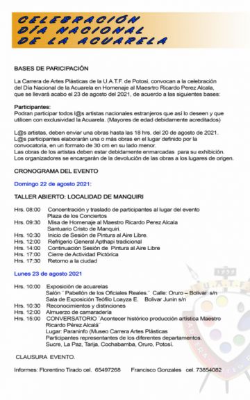 Afiche de la actividad.