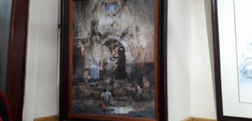 En la inauguración de la muestra actuó el trio Los Corsos, deleitando a los asistentes con piezas del acervo nacional.