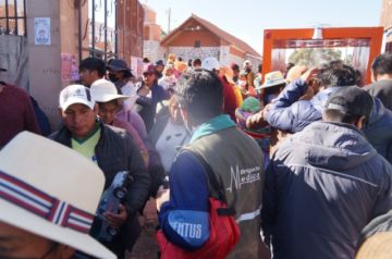 Imágenes de los logares verificados ayer en La Puerta. FOTOS: Victor Hinojosa- FACULTAD DE MEDICINA