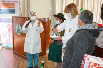 Para la conmemoración Trabajo Social de la CNS Potosí, pudo conseguir la colaboración de empresas  FOTO CNS