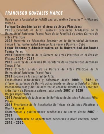 María Isabel Cruz Copa y Francisco Gonzales Marce exponen la muestra titulada “Entre la luz y la Sombra”