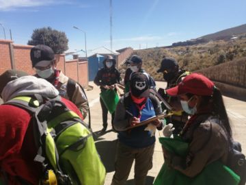 Se espera que más voluntarios puedan apoyar con similares tareas.