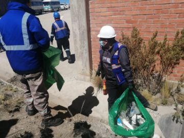 Se espera que más voluntarios puedan apoyar con similares tareas.