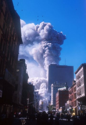 Imágenes del 11 de septiembre, hace 20 años.