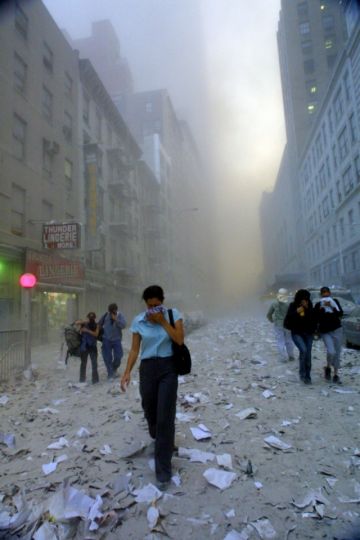 Imágenes del 11 de septiembre, hace 20 años.