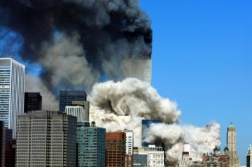 Imágenes del 11 de septiembre, hace 20 años.