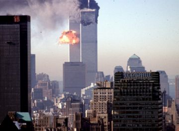 Imágenes del 11 de septiembre, hace 20 años.