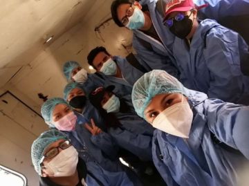 La vacunación se desarrolló en diferentes zonas. FOTOS: VÍCTOR HINOJOSA - FACULTAD DE MEDICINA UATF