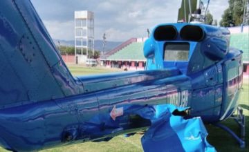 Evo Morales junto a otras personas sale ileso de accidente en helicóptero