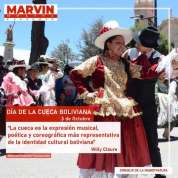 Hoy es el Día de la Cueca Boliviana.