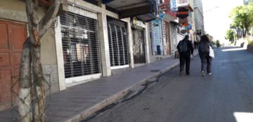 Panorama del paro cívico en la ciudad de Potosí.