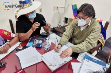 Participaron autoridades municipales. FOTO CONSEJO DE LA MAGISTRATURA