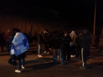 Bloqueos en Tupiza. GENTILEZA