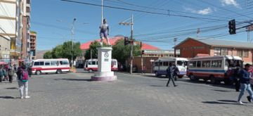El bloqueo de calles comenzó desde muy temprano.