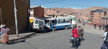 El bloqueo de calles comenzó desde muy temprano.