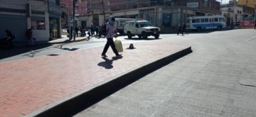 El bloqueo de calles comenzó desde muy temprano.