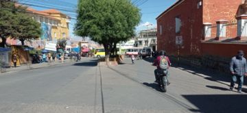 El bloqueo de calles comenzó desde muy temprano.
