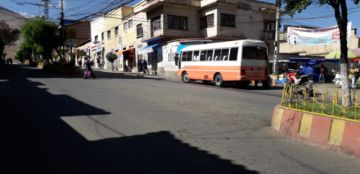 El bloqueo de calles comenzó desde muy temprano.
