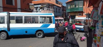 El bloqueo de calles comenzó desde muy temprano.