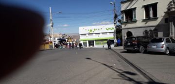 El bloqueo de calles comenzó desde muy temprano.