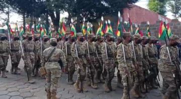 El RI 3 Pérez ensaya para la parada militar en Potosí