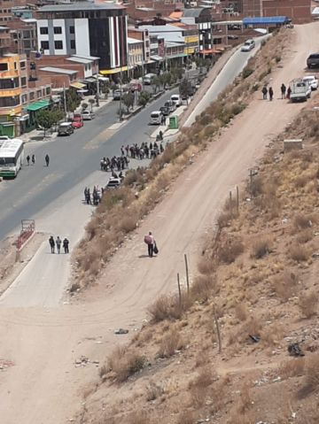 El ingreso por Villa Nazareth.